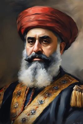  Portret cesarza Akbara Wielkiego – miniaturowy portret władzy i wdzięku w stylu Mughal